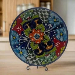 Custom Talavera Dinnerware Set | Hand-Painted Mexican Ceramic -Pottery And Glassware 10 Talavera Dinner Plate Mexican Handmade Dinnerware 7fb7410f 5740 4faf 92c2 aa6e220f98f1