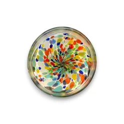 Hand-Blown Mexican Margarita Glass | Confetti Speckle Style -Pottery And Glassware 20250321 182006768 iOS Photoroom