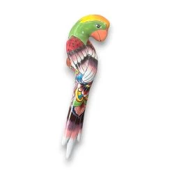 Talavera Hanging Parrot | Colorful Mexican Bird -Pottery And Glassware 20250325 201551233 iOS Photoroom