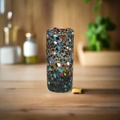 Hand Blown Double Shot Glass | Mexican Confetti Glassware 7 Hand Blown Double Shot Glass | Mexican Confetti Glassware -Pottery And Glassware 20250415 155257041 iOS Photoroom