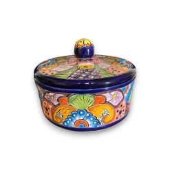 Talavera Tortilla Warmer | Hand-Painted Mexican Ceramic Dish -Pottery And Glassware 20250429 155444898 iOS Photoroom