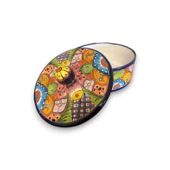 Talavera Tortilla Warmer | Hand-Painted Mexican Ceramic Dish -Pottery And Glassware 20250429 155502003 iOS Photoroom
