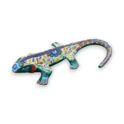 XL Talavera Iguana Statue | Hand-Painted Mexican Ceramic Art 15 XL Talavera Iguana Statue | Hand-Painted Mexican Ceramic Art -Pottery And Glassware 20250429 163218777 iOS Photoroom