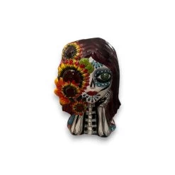 Talavera Sunflower Skull Planter | Handcrafted Day Of The Dead Pot 11 Talavera Sunflower Skull Planter | Handcrafted Day Of The Dead Pot -Pottery And Glassware 20250506 152844639 iOS Photoroom