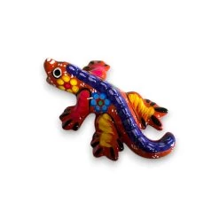Guerrero Iguana Figurine | Colorful Hand-Painted Mexican Folk Art -Pottery And Glassware 20250521 154334951 iOS Photoroom
