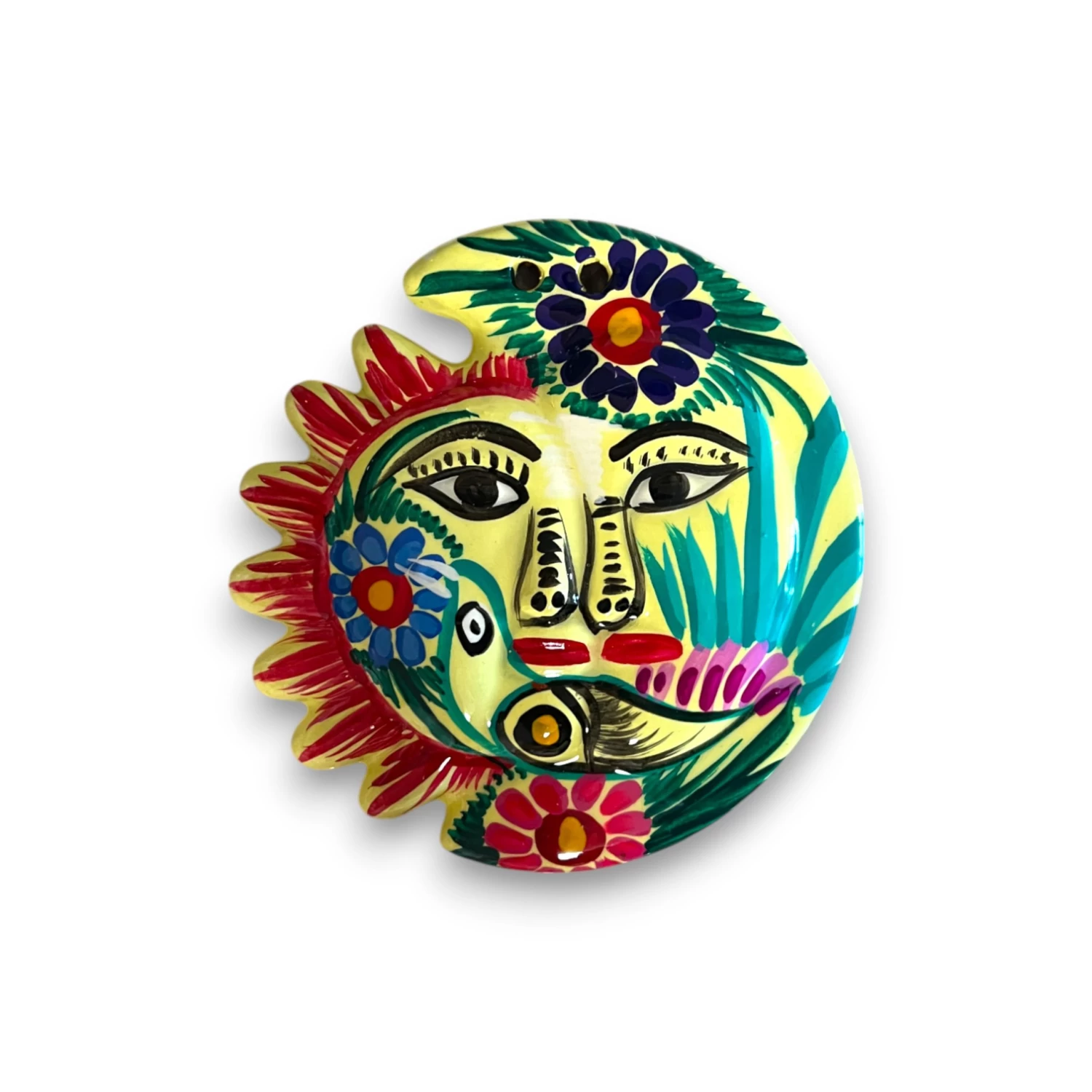 Guerrero Sun Moon Wall Art | Hand-Painted Mexican Eclipse Decor 7 Guerrero Sun Moon Wall Art | Hand-Painted Mexican Eclipse Decor - Image 7