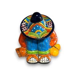 Colorful Talavera Panchito Planter | Mexican Sleeping Man Pottery 10 Colorful Talavera Panchito Planter | Mexican Sleeping Man Pottery -Pottery And Glassware 20250606 162645269 iOS Photoroom