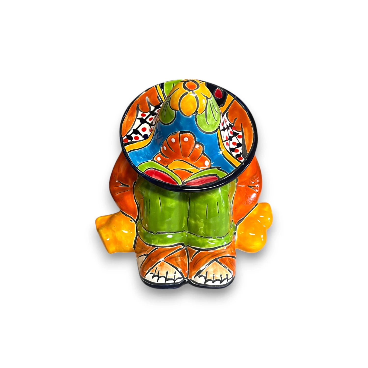 Colorful Talavera Panchito Planter | Mexican Sleeping Man Pottery 6 Colorful Talavera Panchito Planter | Mexican Sleeping Man Pottery - Image 6