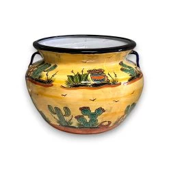XL Talavera Flower Pot | Hand-Painted Desert Design Planter 10 XL Talavera Flower Pot | Hand-Painted Desert Design Planter -Pottery And Glassware 20250616 180945002 iOS Photoroom