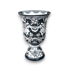 XL Black Talavera Planter | Hand-Painted Pedestal Flower Pot 10 XL Black Talavera Planter | Hand-Painted Pedestal Flower Pot -Pottery And Glassware 20250623 173317336 iOS Photoroom
