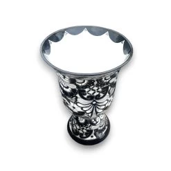XL Black Talavera Planter | Hand-Painted Pedestal Flower Pot 8 XL Black Talavera Planter | Hand-Painted Pedestal Flower Pot -Pottery And Glassware 20250623 173328120 iOS Photoroom
