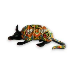 Talavera Armadillo Statue | Hand-Painted Mexican Folk Art Animal -Pottery And Glassware 20250630 151815816 iOS Photoroom