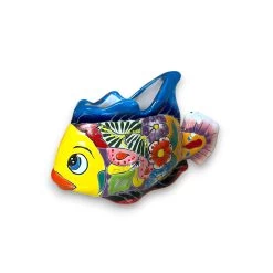 Talavera Fish Planter | Hand-Painted Colorful Mexican Pottery -Pottery And Glassware 20250703 180251067 iOS Photoroom 4718b900 ab9e 4eb9 bbcd 79e45e3d656e