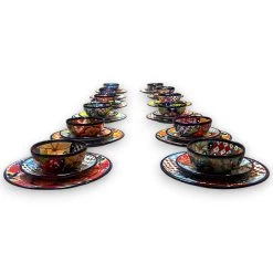36-Piece Talavera Dinnerware Set | Handmade Mexican Plates & Bowls 15 36-Piece Talavera Dinnerware Set | Handmade Mexican Plates & Bowls -Pottery And Glassware 20250706 175628921 iOS Photoroom