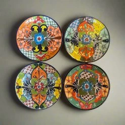 11.5" Talavera Dinner Plate | Hand-Painted Mexican Folk Art Dish 7 11.5" Talavera Dinner Plate | Hand-Painted Mexican Folk Art Dish -Pottery And Glassware 20250706 183501060 iOS Photoroom