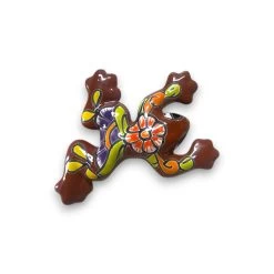 Talavera Frog Wall Art | Colorful Hand-Painted Mexican Decor -Pottery And Glassware 20250712 152645403 iOS Photoroom