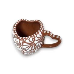 Heart Mug & Pitcher Set | Handmade Mexican Pottery (9-Pieces) -Pottery And Glassware 20250713 190101750 iOS Photoroom