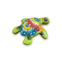 Talavera Sea Turtle | Colorful Mini Hand-Painted Mexican Decor -Pottery And Glassware 20250718 173916252 iOS Photoroom