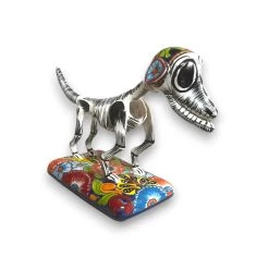 Colorful Talavera Skeleton Dog | Handmade Mexican Artistry 10 Colorful Talavera Skeleton Dog | Handmade Mexican Artistry -Pottery And Glassware 20250808 205609945 iOS Photoroom