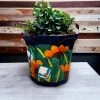 Colorful Set Of 3 Talavera Planters | Hand-Painted Mexican Calla Lily Pottery