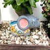 Hand-Painted Talavera Elephant Flower Pot | Colorful Small Talavera Planter