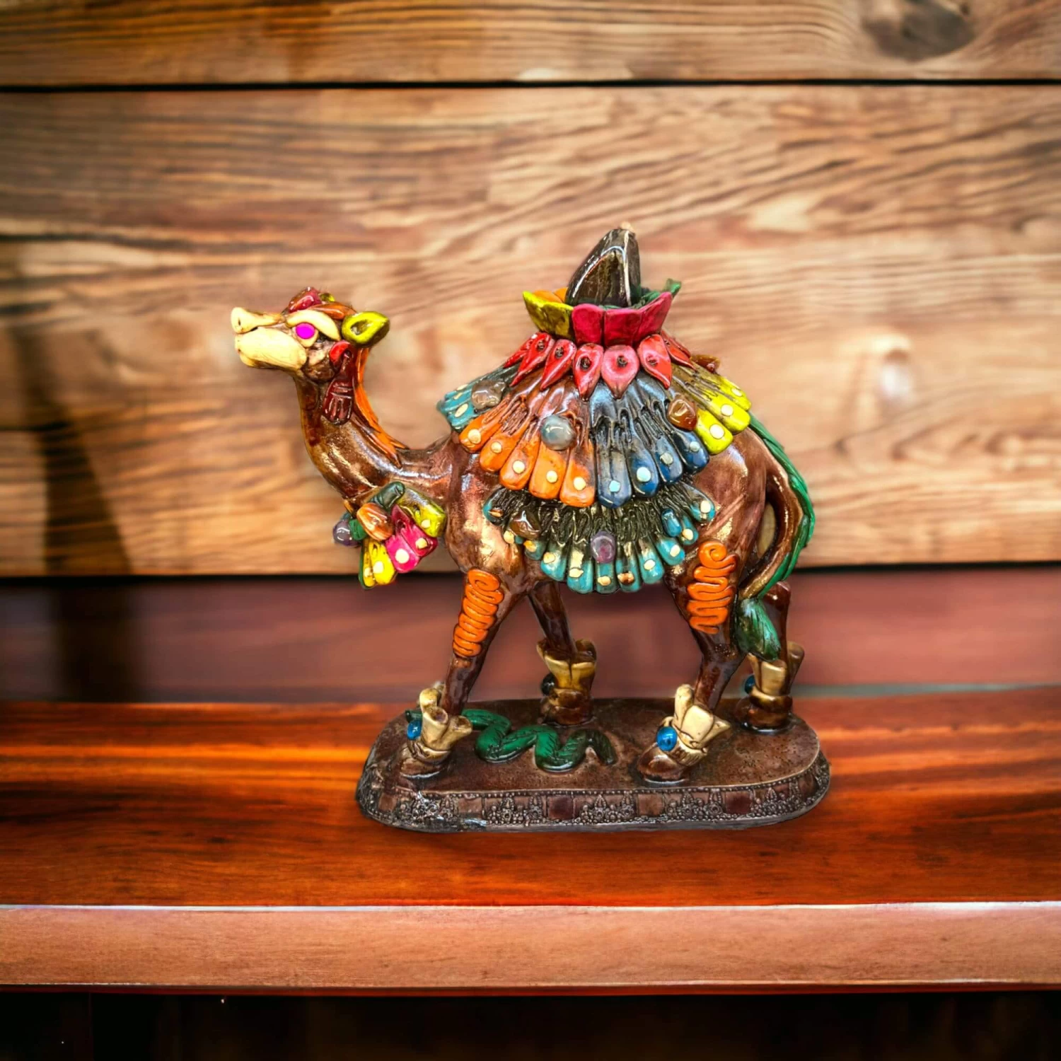 Handmade Aztec Camel Statue | Artisan Crafted Cultural Decor 1 Handmade Aztec Camel Statue | Artisan Crafted Cultural Decor