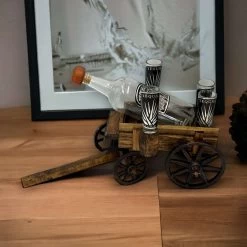 Handmade Mexican Shot Glass Set | Wooden Wagon Decanter