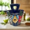 Talavera Utensil Holder | Colorful Handcrafted Mexican Organizer