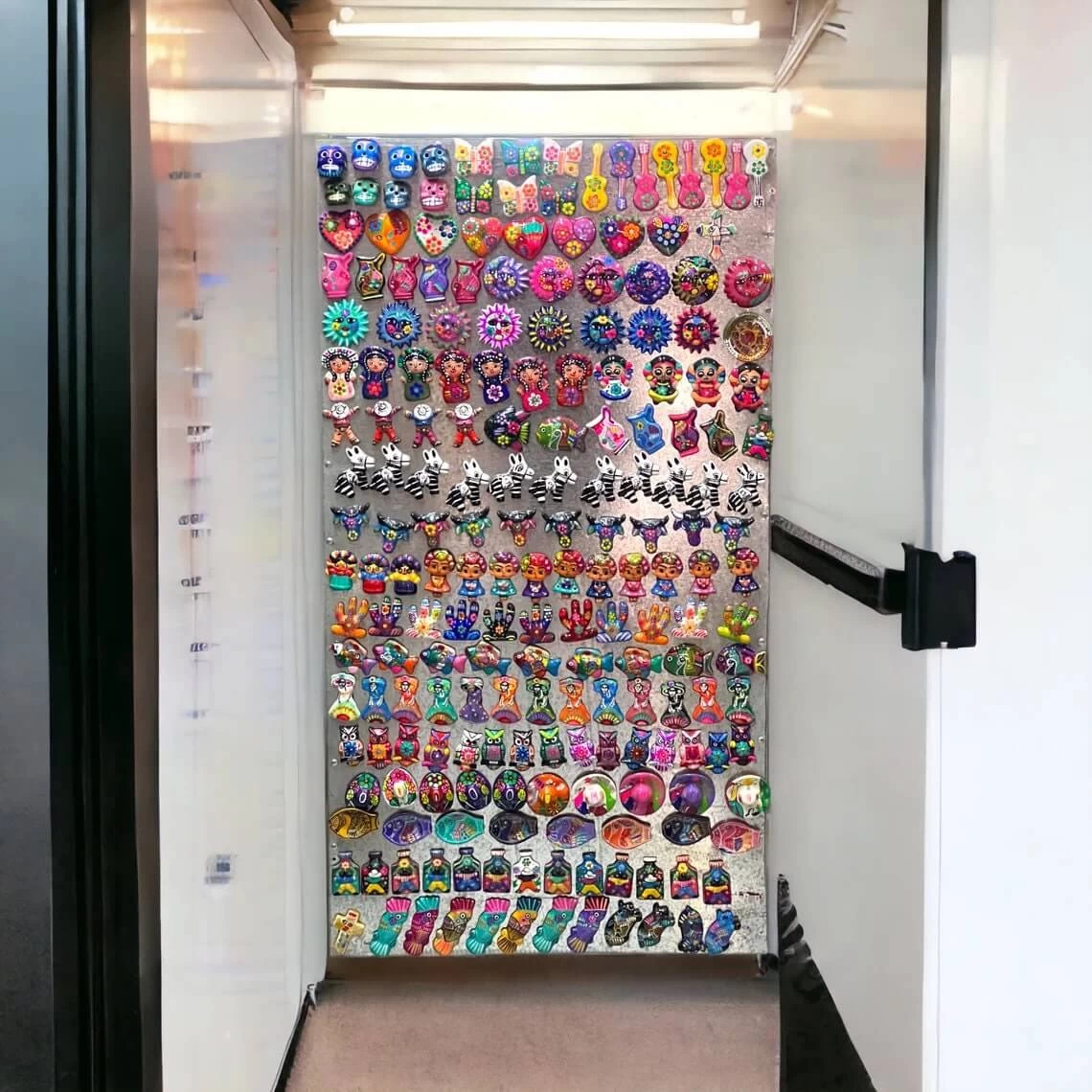 Set Of 3 Mexican Talavera Magnets | Randomly Assorted Refrigerator Magnets 1 Set Of 3 Mexican Talavera Magnets | Randomly Assorted Refrigerator Magnets