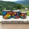 Set Of 3 Talavera Flower Pots | Colorful Hand-Painted Mexican Planters