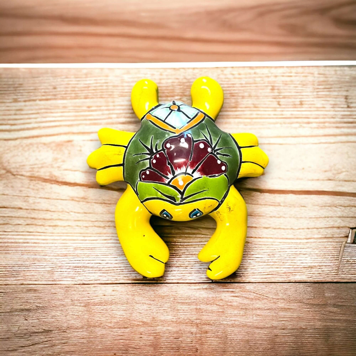 Talavera Crab Figurine | Colorful Hand-Painted Mexican Sculpture 1 Talavera Crab Figurine | Colorful Hand-Painted Mexican Sculpture