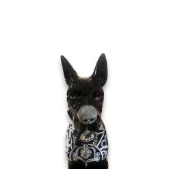 Blue & White Talavera Dog Statue | Handmade Ceramic Art 8 Blue & White Talavera Dog Statue | Handmade Ceramic Art -Pottery And Glassware blue white talavera dog statue ceramic art