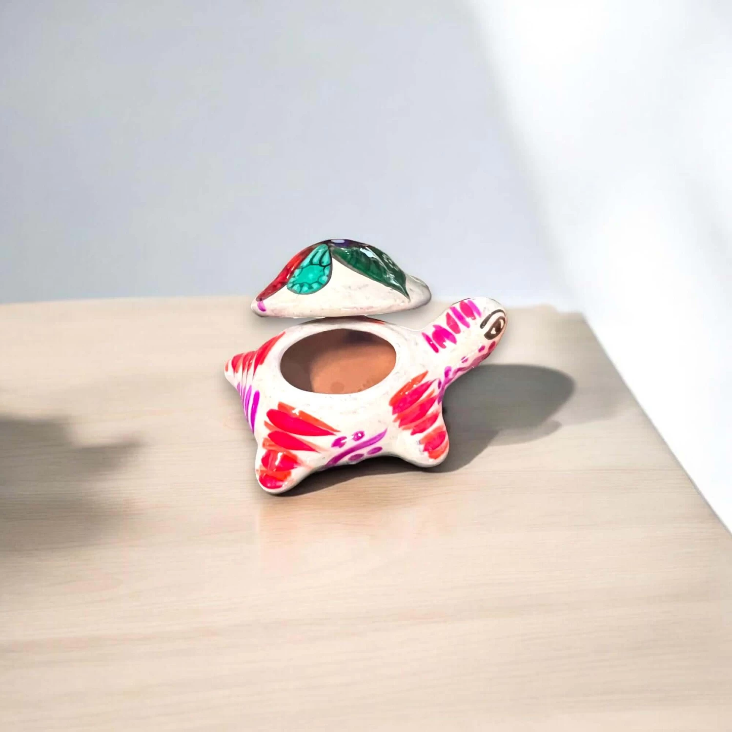 Guerrero Turtle Jewelry Box | Colorful Hand-Painted Ceramic Gift 2 Guerrero Turtle Jewelry Box | Colorful Hand-Painted Ceramic Gift - Image 2