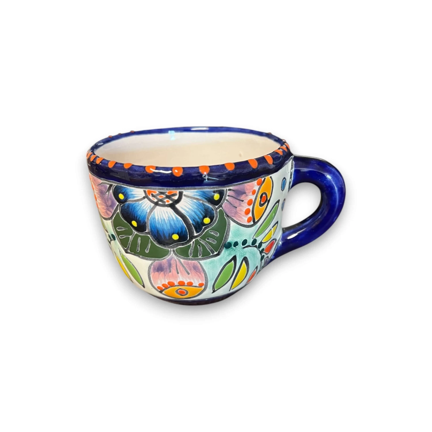 Talavera Coffee Mug | Hand-Painted Mexican Ceramic Cup 8 Talavera Coffee Mug | Hand-Painted Mexican Ceramic Cup - Image 8