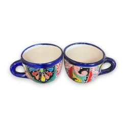 Talavera Coffee Mug | Hand-Painted Mexican Ceramic Cup 12 Talavera Coffee Mug | Hand-Painted Mexican Ceramic Cup -Pottery And Glassware hand painted talavera coffee mug mexican ceramic