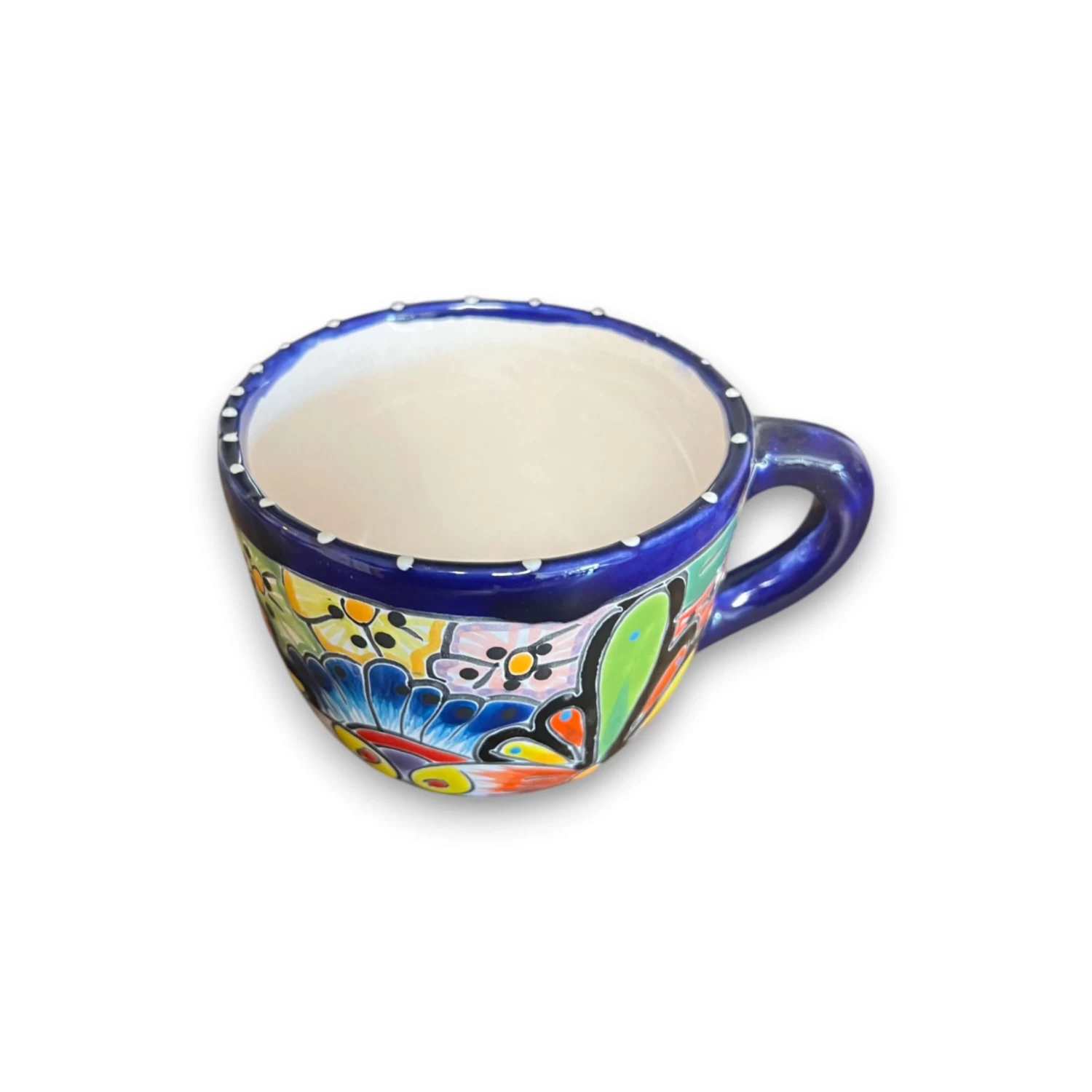 Talavera Coffee Mug | Hand-Painted Mexican Ceramic Cup 6 Talavera Coffee Mug | Hand-Painted Mexican Ceramic Cup - Image 6