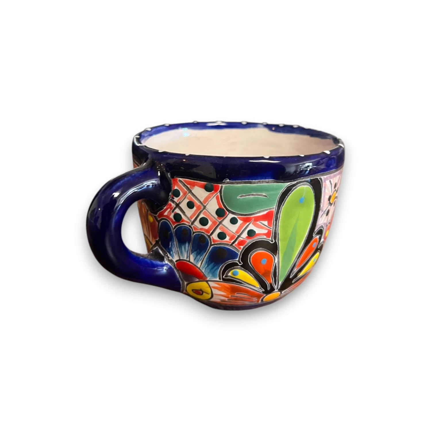 Talavera Coffee Mug | Hand-Painted Mexican Ceramic Cup 5 Talavera Coffee Mug | Hand-Painted Mexican Ceramic Cup - Image 5