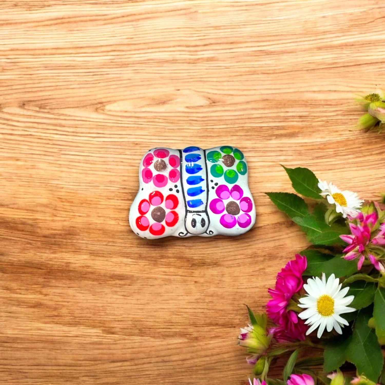 Handmade Guerrero Butterfly Jewelry Box | Mexican Ceramic Earring Holder 1 Handmade Guerrero Butterfly Jewelry Box | Mexican Ceramic Earring Holder