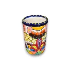 Talavera Tumbler Cup | Hand-Painted Mexican Ceramic Glass 13 Talavera Tumbler Cup | Hand-Painted Mexican Ceramic Glass -Pottery And Glassware handpainted mexican talavera tumbler cup 1