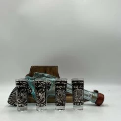 Handblown Mexican Gun Decanter Set | Revolver Design -Pottery And Glassware il fullxfull.3511449841 9f6v