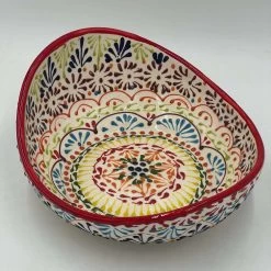 Handmade Talavera Fruit Bowl | Colorful Mexican Pottery Centerpiece -Pottery And Glassware il fullxfull.4938486930 pdjj