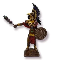 Aztec Warrior Statue | Handcrafted Cultural Sculpture -Pottery And Glassware il fullxfull.4938527904 ep19