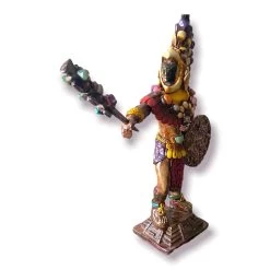 Aztec Warrior Statue | Handcrafted Cultural Sculpture -Pottery And Glassware il fullxfull.4938528154 cuya