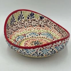 Handmade Talavera Fruit Bowl | Colorful Mexican Pottery Centerpiece -Pottery And Glassware il fullxfull.4986748999 pwbt