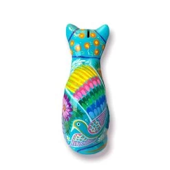 Talavera Cat Piggy Bank | Hand-Painted Mexican Ceramic Coin Holder -Pottery And Glassware il fullxfull.4986760025 sep4 efe77808 b992 48ea b991 81757f97be32
