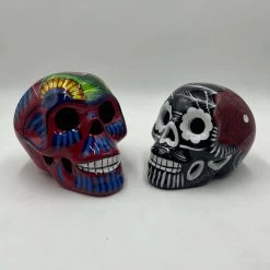 Guerrero Calavera Skull | Large Hand-Painted Day Of The Dead Art -Pottery And Glassware il fullxfull.4986761479 kooj