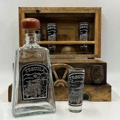 Mexican Shot Glass & Decanter Set | Rustic Wood Chest -Pottery And Glassware il fullxfull.4986775367 5u2w 1ed8c37c 14ae 41da bfc9 71c7b67bb294