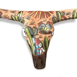 Talavera Longhorn Skull | Handmade Mexican Bull Wall Art -Pottery And Glassware il fullxfull.4986781495 tsbs