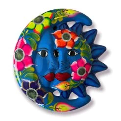 Handcrafted Guerrero Sun And Moon Eclipse Art | Mexican Hand-Painted Pottery -Pottery And Glassware il fullxfull.4986785009 s8d9 a48a593e b7f1 4740 b5d3 aa190a2f52df