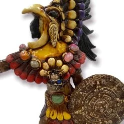 Aztec Warrior Statue | Handcrafted Cultural Sculpture -Pottery And Glassware il fullxfull.4986790139 c5tr